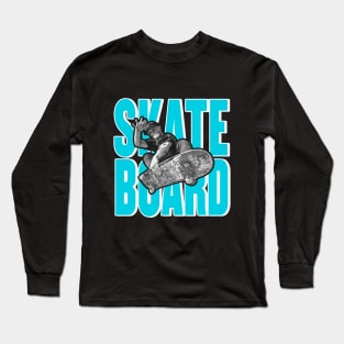 Coolest Skater Boy - Version 04 Long Sleeve T-Shirt